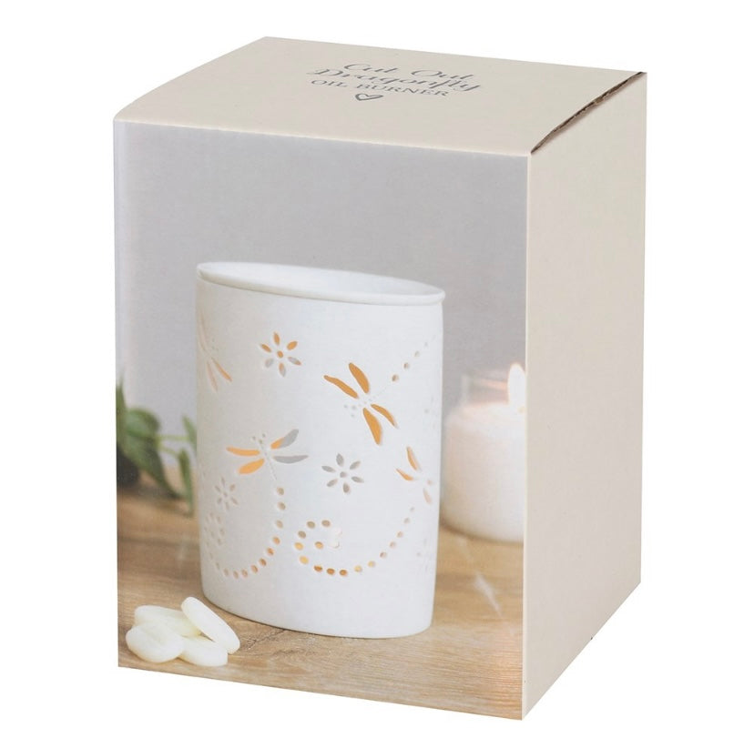 DRAGONFLY CUTOUT WAX BURNER