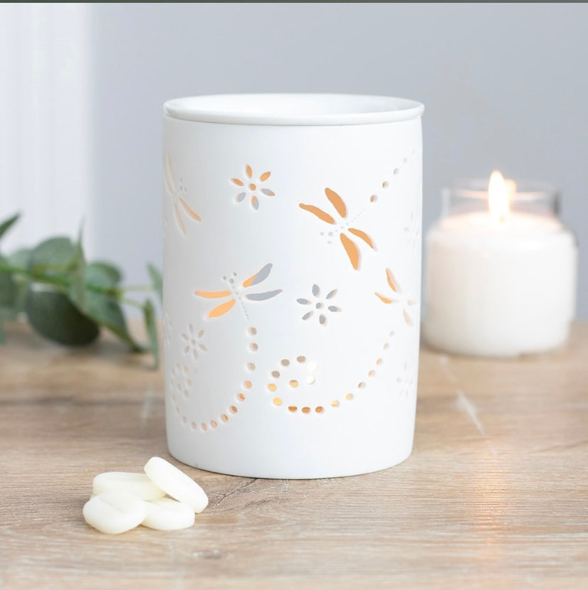 DRAGONFLY CUTOUT WAX BURNER