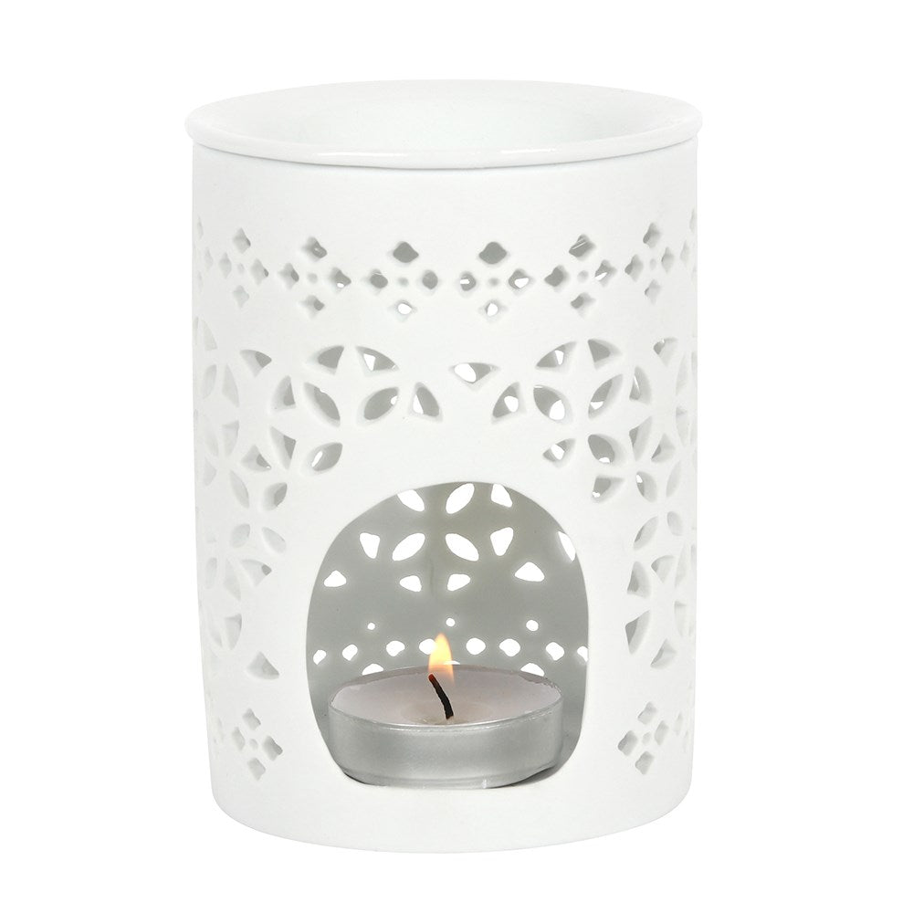White Lattice Wax Melt Burner