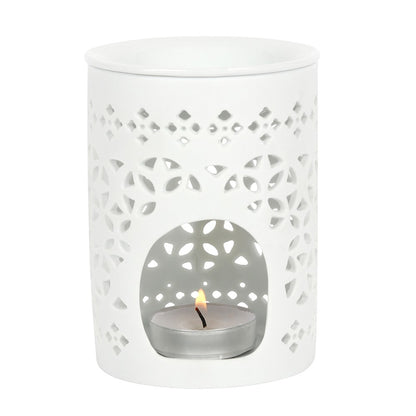 White Lattice Wax Melt Burner